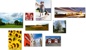 Formatvielfalt der Pixum Fotoposter und Fotoleinwände